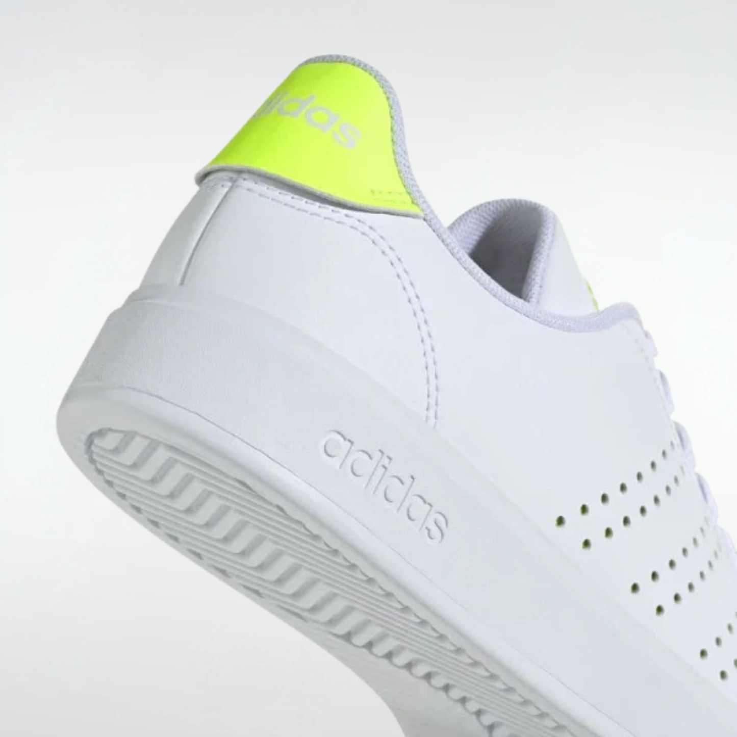 Championes Adidas Advantage 2.0 - Blanco con amarillo