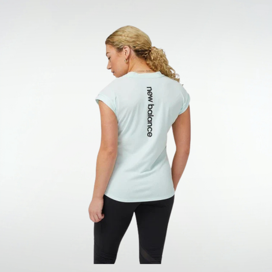 Remera New Balance Impact Sleeve - Verde