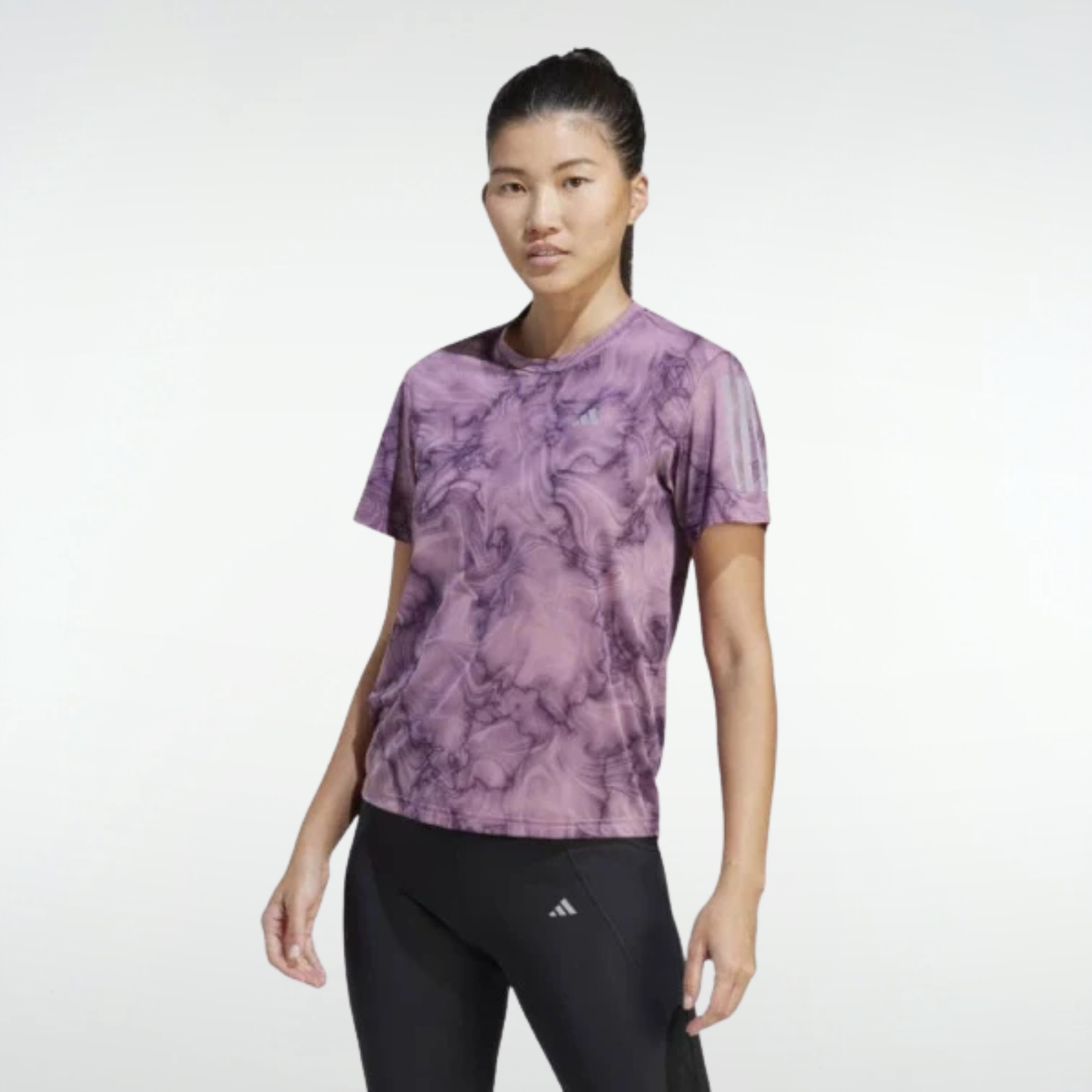 Remera Adidas Own the Run - Violeta
