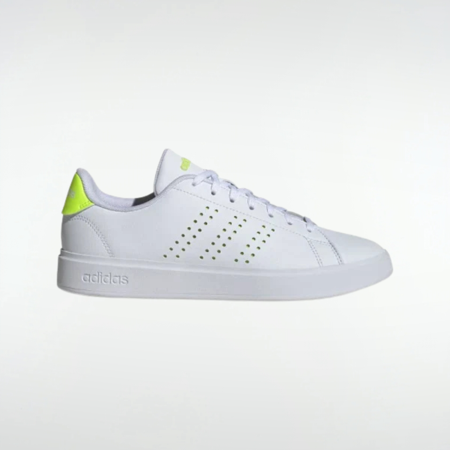 Championes Adidas Advantage 2.0 - Blanco con amarillo