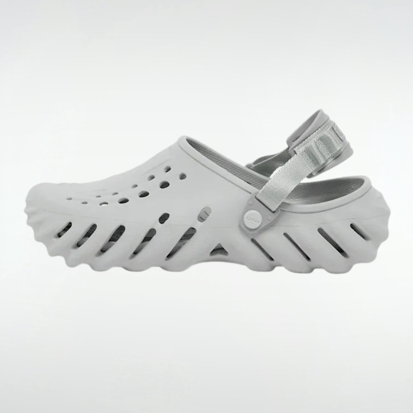 Crocs Echo Clog Sandalias Y Zuecos Unisex - Gris
