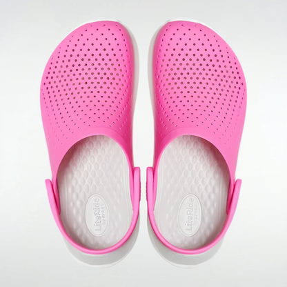 Crocs Literide Clog Zuecos Sandalias Championes - Fucsia