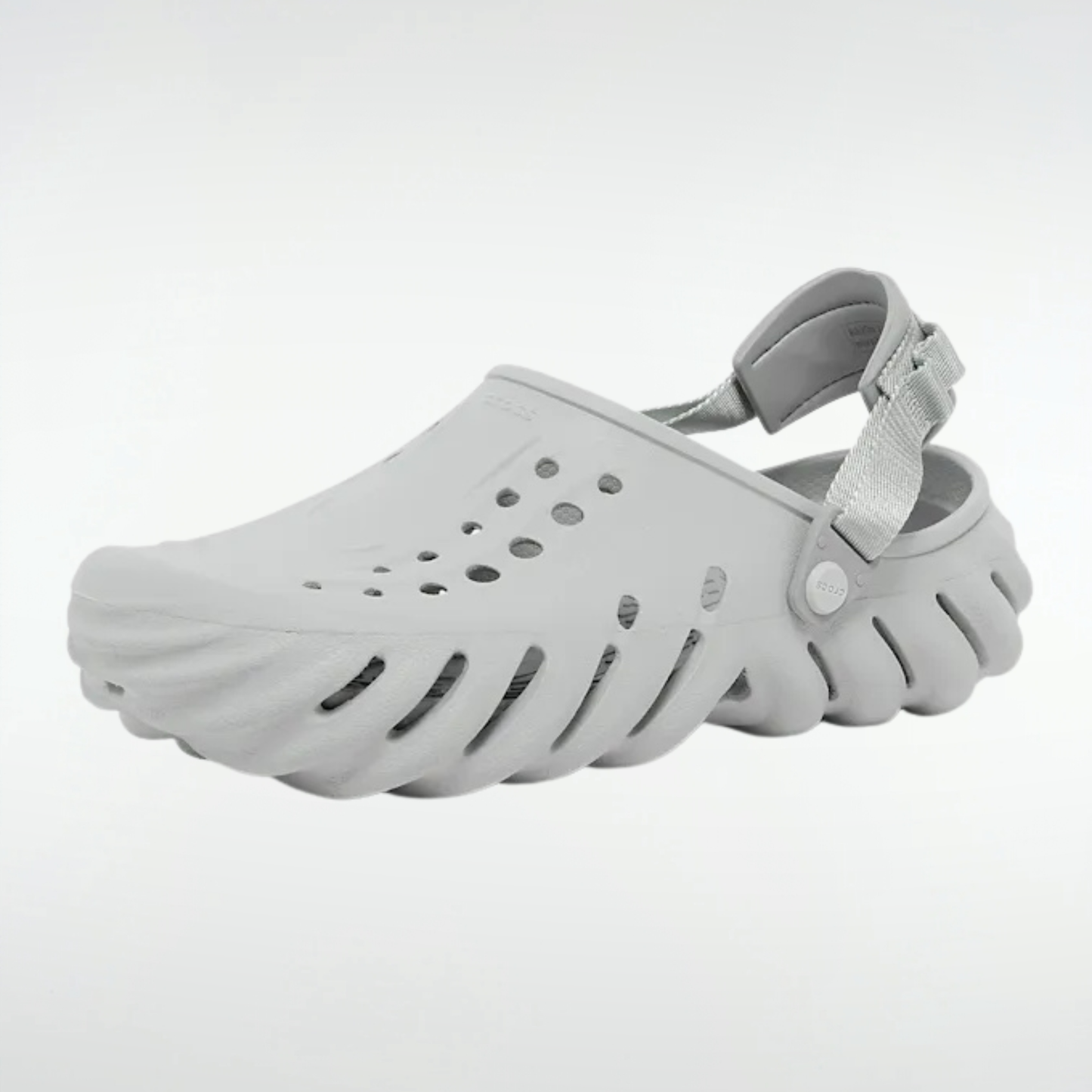 Crocs Echo Clog Sandalias Y Zuecos Unisex - Gris