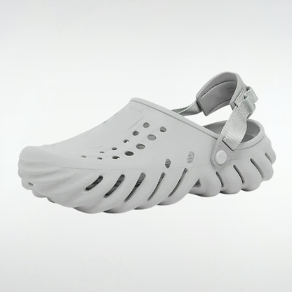 Crocs Echo Clog Sandalias Y Zuecos Unisex - Gris