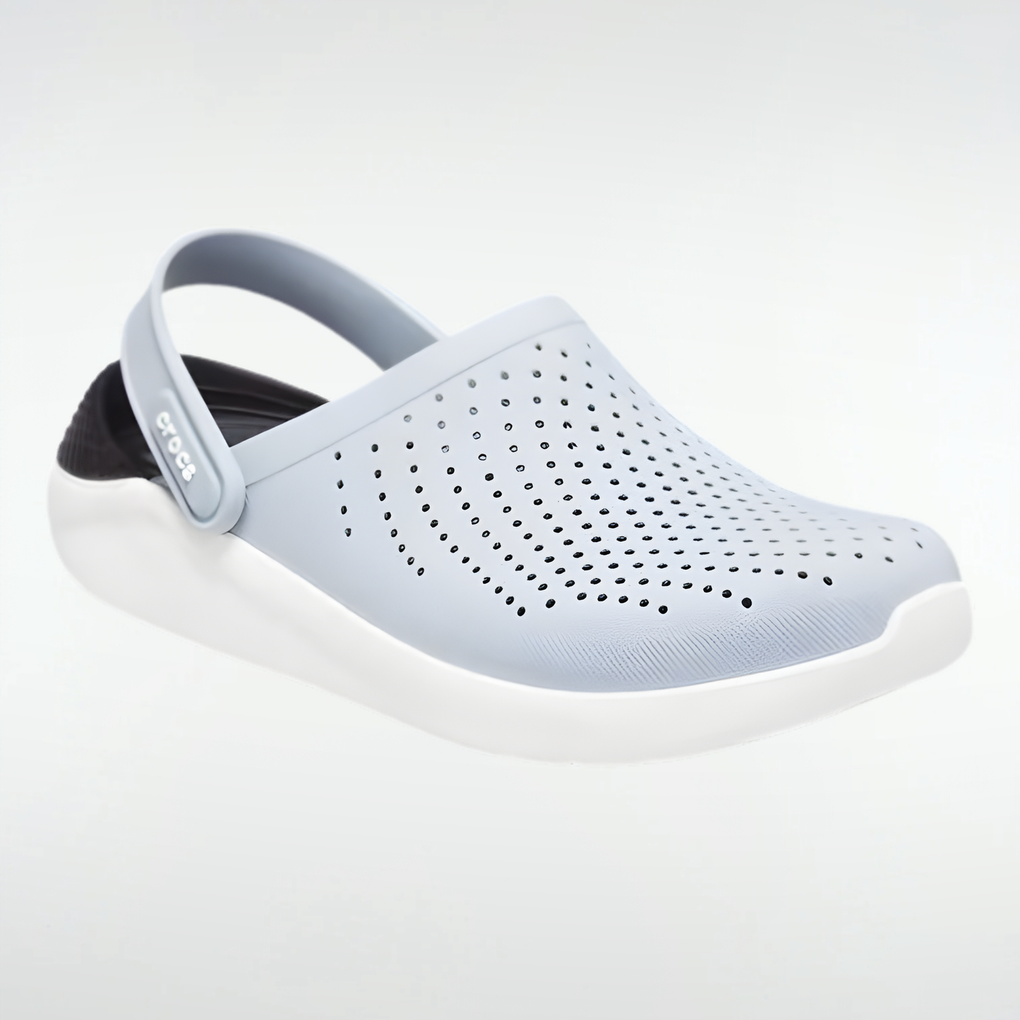 Crocs Literide™ Clog Zuecos Sandalias Championes - Gris con negro