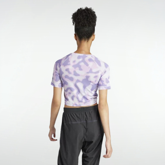 Remera Adidas Own The Run 3 Rayas - Violeta