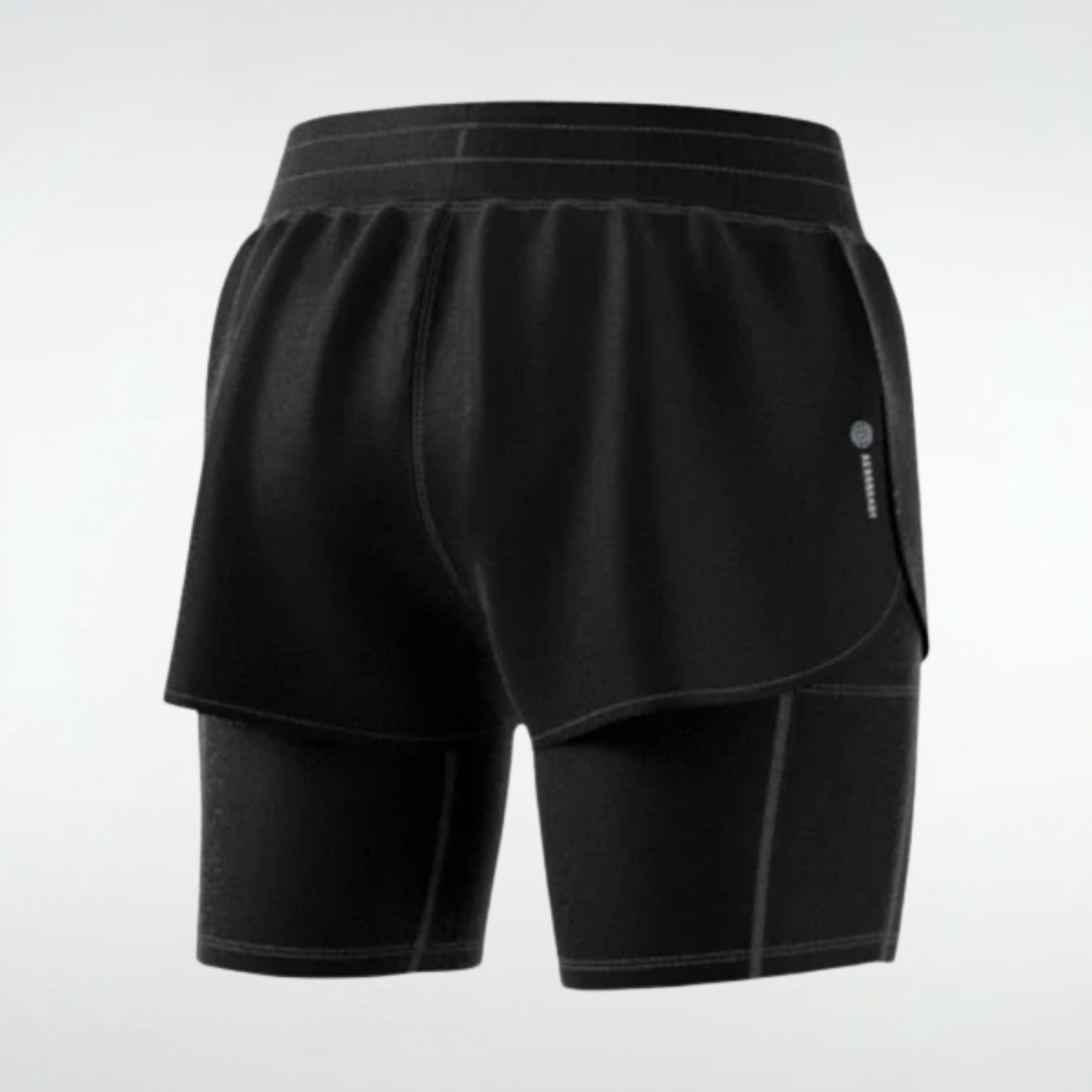 Short Adidas Run Icons 2IN1 - Negro