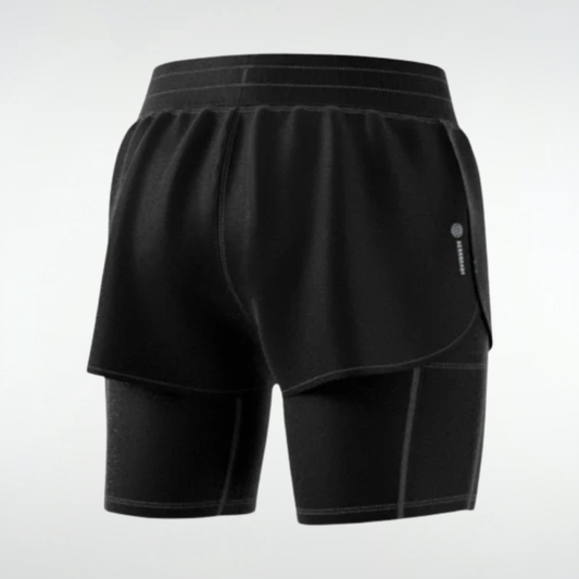 Short Adidas Run Icons 2IN1 - Negro
