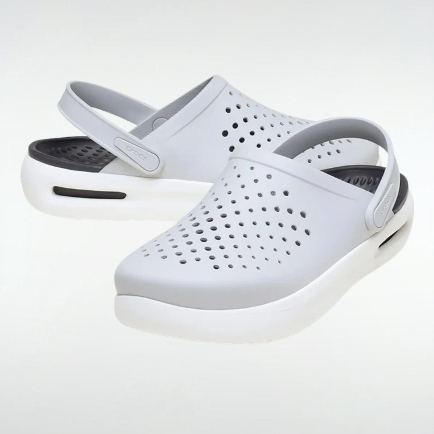 Crocs Inmotion Zuecos Sandalias Zapatillas - Blanco