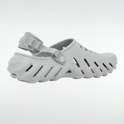 Crocs Echo Clog Sandalias Y Zuecos Unisex - Gris