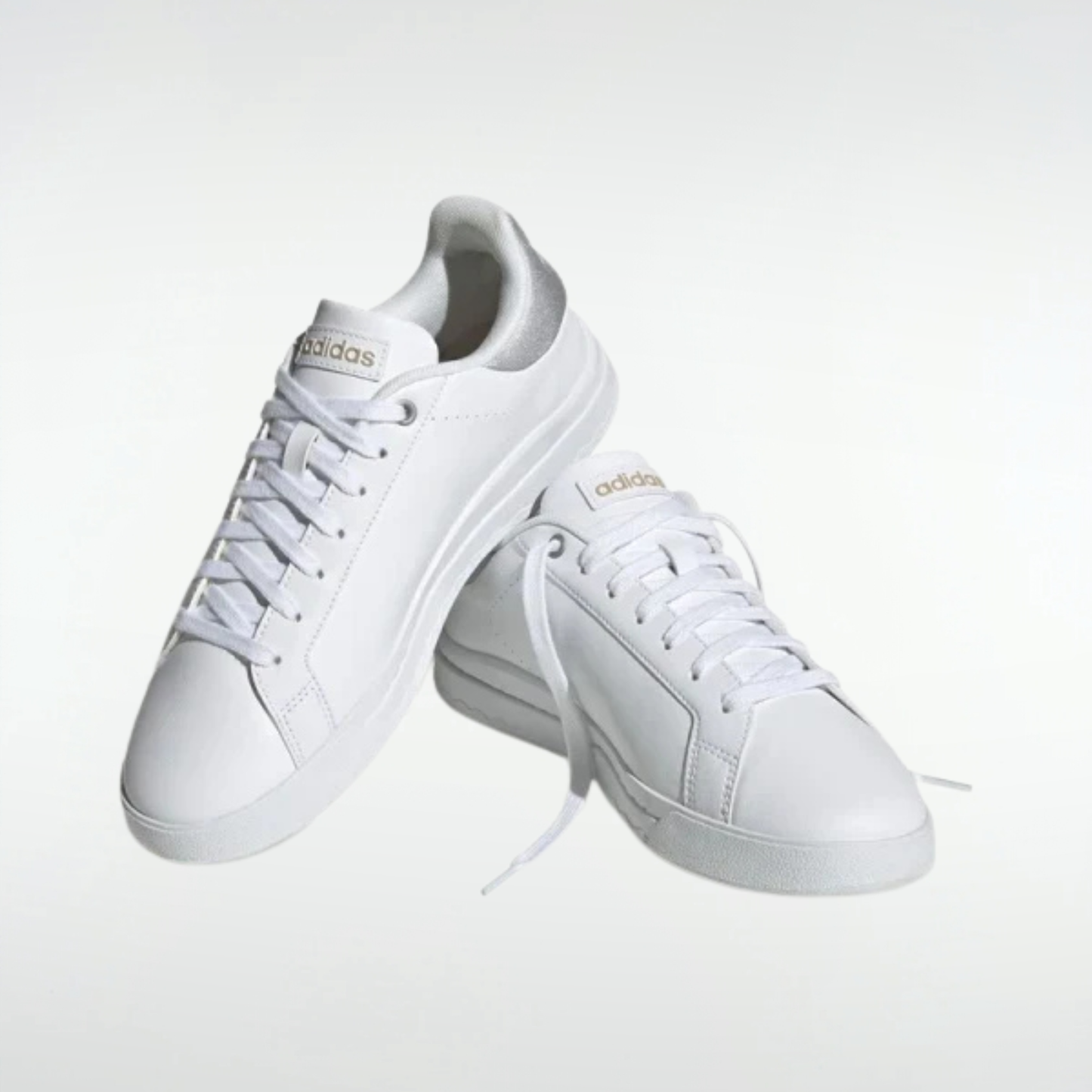Championes Adidas Court Silk - Blanco con gris