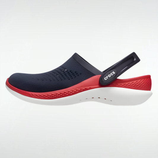 Crocs Literide™ 360 Sandalias Unisex Cómodas Y Ligeras - Negras con rojo