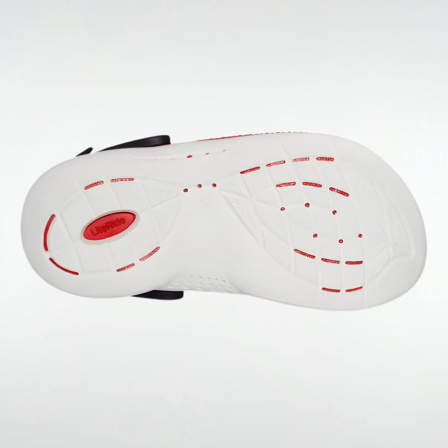 Crocs Literide™ 360 Sandalias Unisex Cómodas Y Ligeras - Negras con rojo