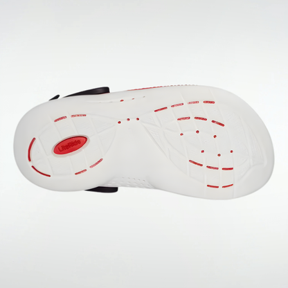 Crocs Literide™ 360 Sandalias Unisex Cómodas Y Ligeras - Negras con rojo