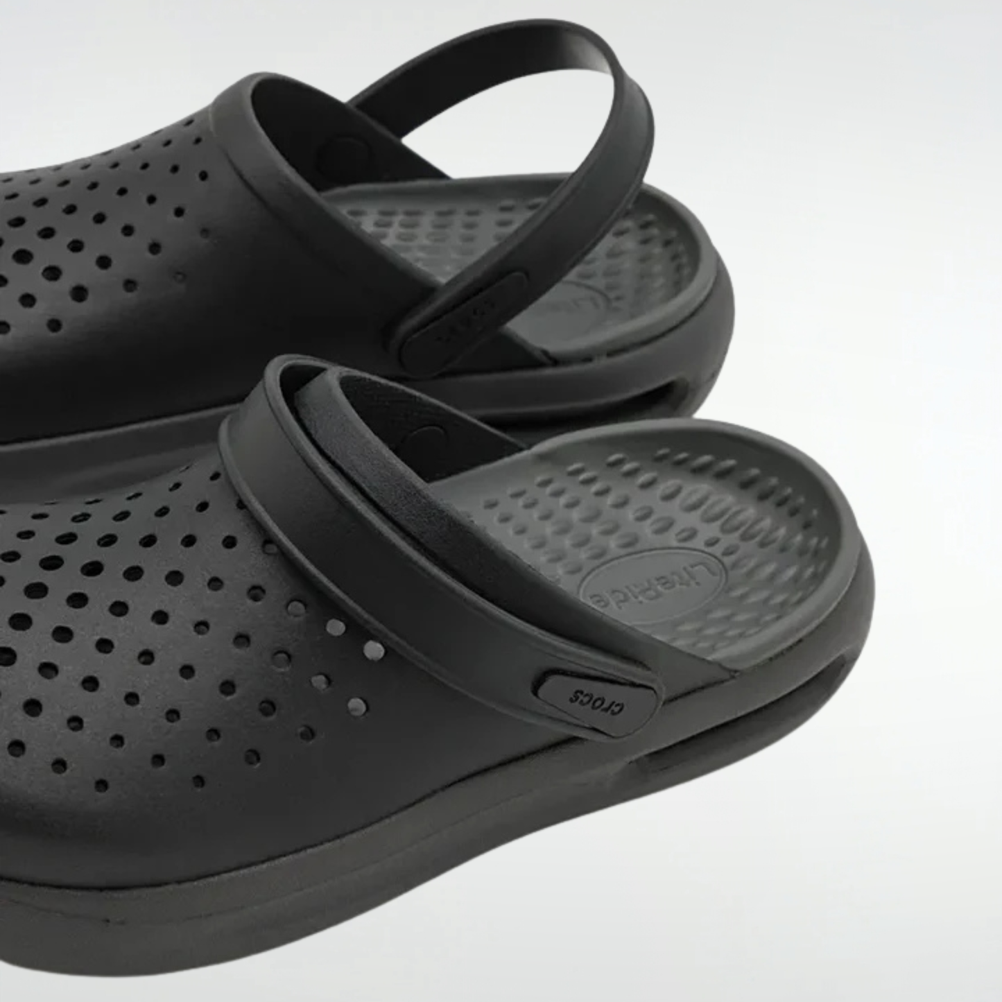 Crocs Inmotion Zuecos Sandalias Zapatillas - Negro
