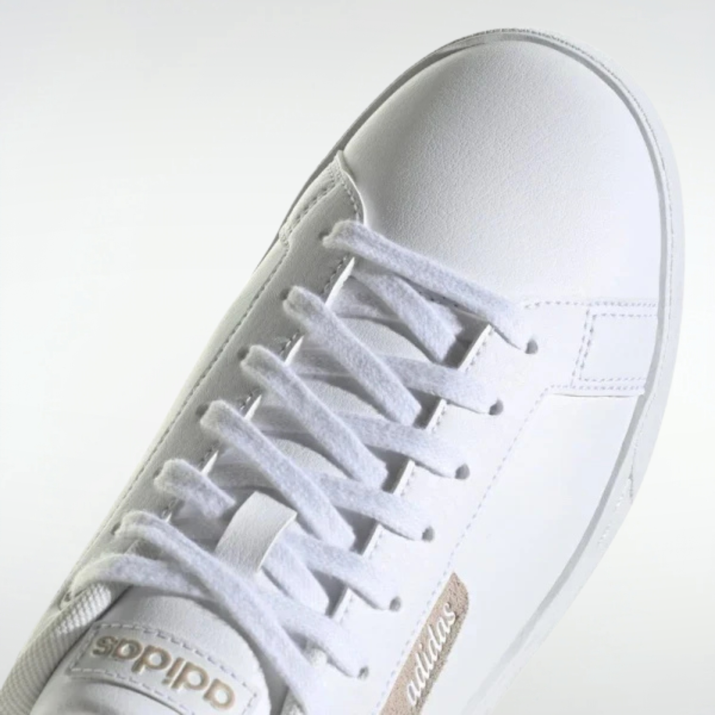 Championes Adidas Court Silk - Blanco con gris