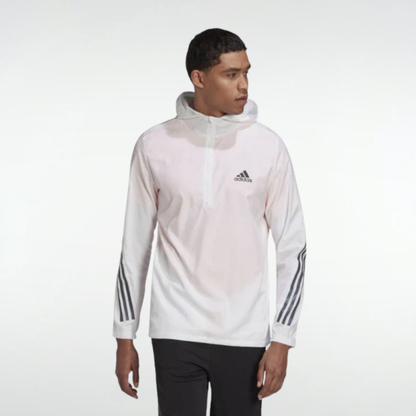Campera Adidas Run Icons 3 Rayas - Blanco