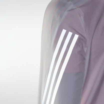 Campera Adidas Run Icons 3 Rayas - Blanco