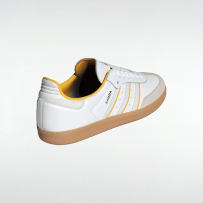Championes Adidas Samba OG - Blanco con Amarillo