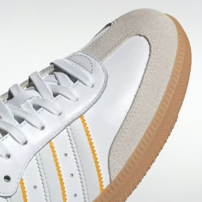 Championes Adidas Samba OG - Blanco con Amarillo