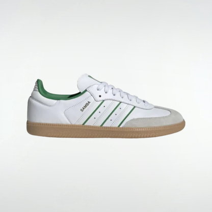 Championes Adidas Samba OG - Blanco con Verde
