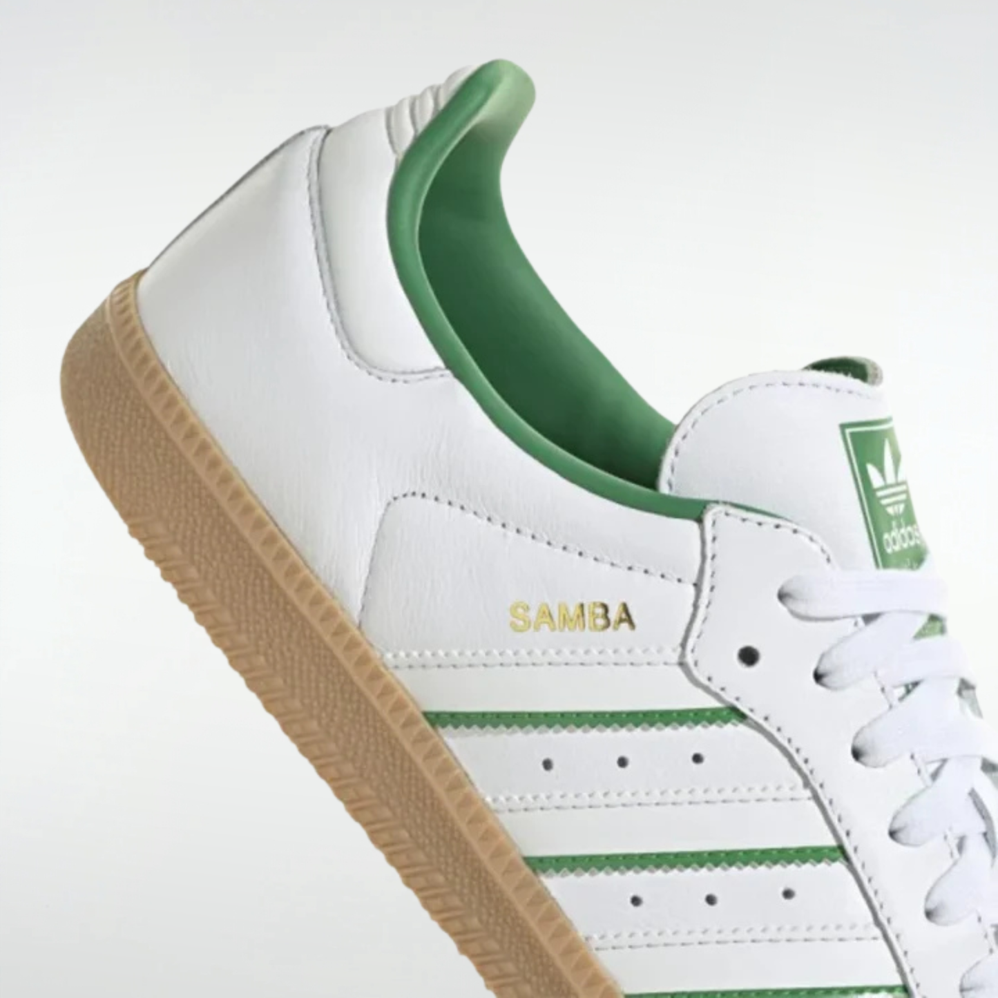Championes Adidas Samba OG - Blanco con Verde