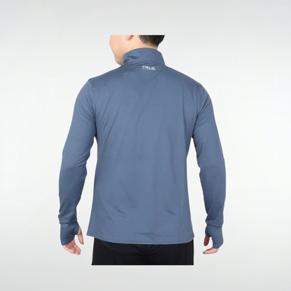 Buzo Under Armour Launch Trail ¼ zip- Azul gris