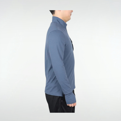 Buzo Under Armour Launch Trail ¼ zip- Azul gris