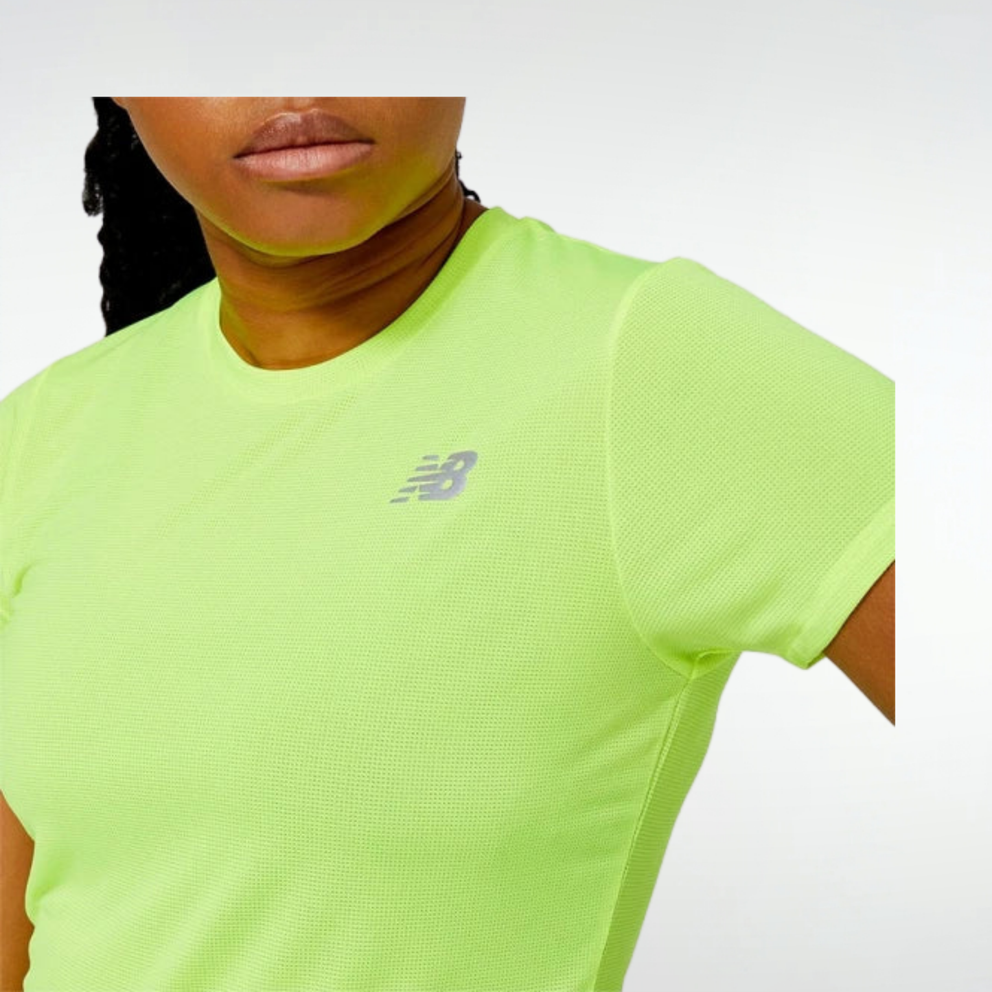 Remera New Balance Accelerate Sleeve - Amarillo
