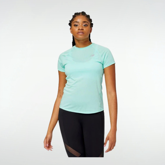 Remera New Balance Impact Run - Verde