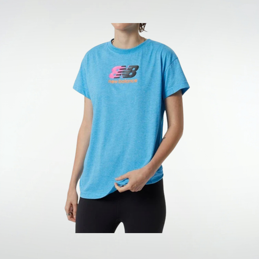 Remera New Balance Relentlees - Azul