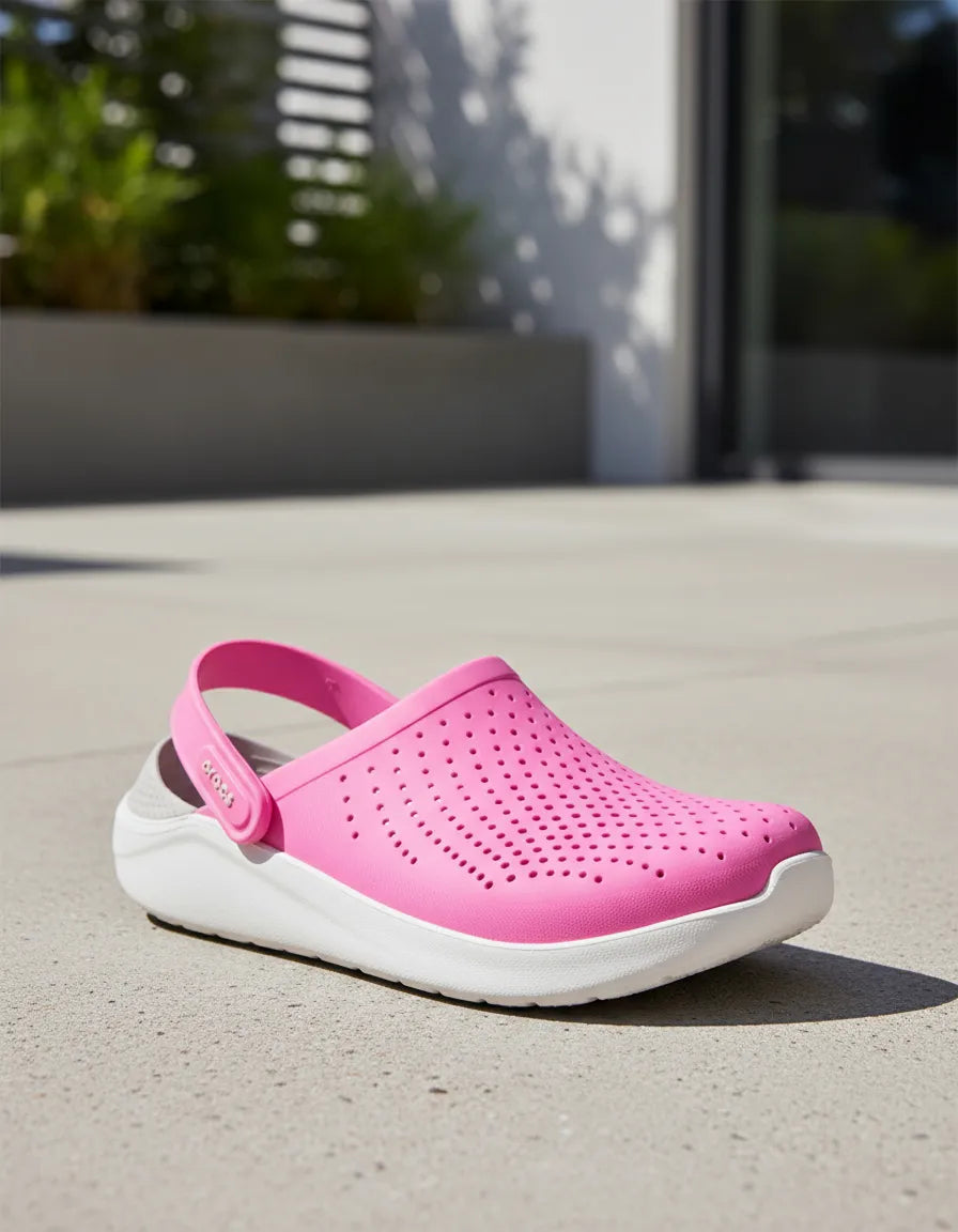 Crocs Literide Clog Zuecos Sandalias Championes - Fucsia