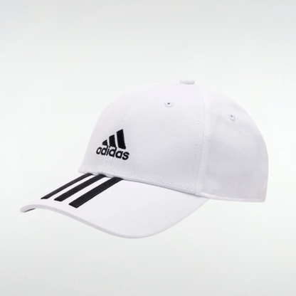 Gorro Adidas Béisbol 3 Rayas Blanco