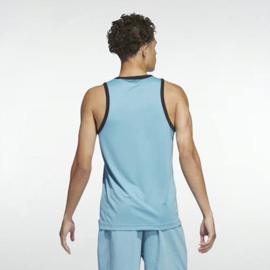 Musculosa Adidas Basket 3 Rayas - Azul