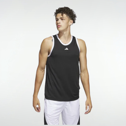 Musculosa Adidas Legends Basket 3 Rayas - Negro