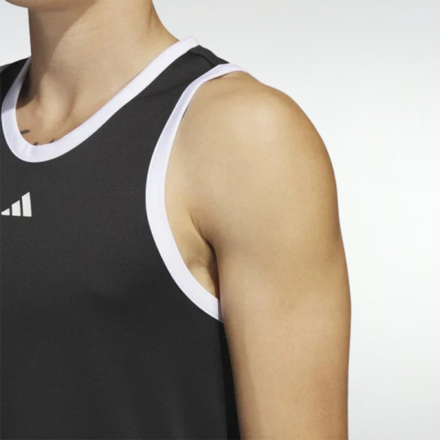 Musculosa Adidas Legends Basket 3 Rayas - Negro