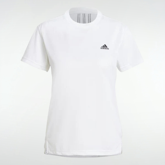 Remera Adidas Designed 2 Move 3 Rayas - Blanco
